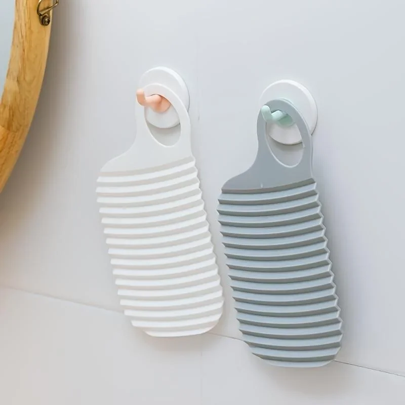 Hand-held Mini Washboard Plastic Washboard Laundry and Scrubbing Clothes Suitable for Home Travel Outdoor