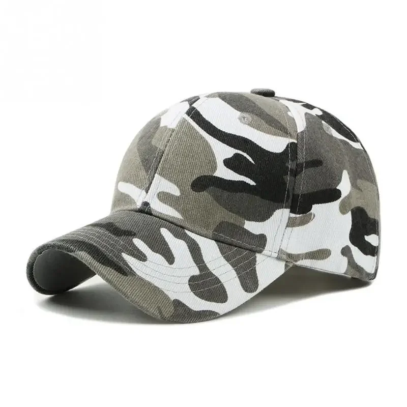 Baseball Caps Adjustable Summer Sunshade Outdoor Hunting Hiking Fishing Jungle Hats UV Protection Camouflage Print