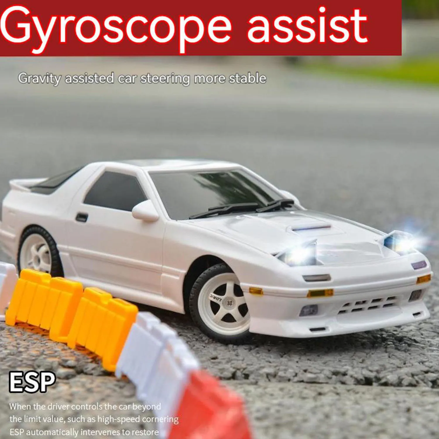 Toys 1/18 Mini LDRC RX7 LD1802 RC Racing Car RWD Gyroscope Wireless Control TOUCAN Electric Drift Vehicles Model for Boys Gifts 5