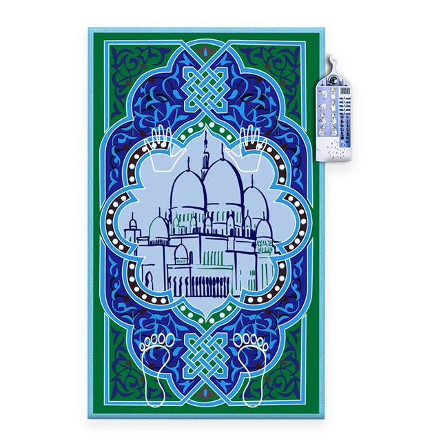 Polymères de prière électroniques pour enfants musulmans, roi prudent,  couverture de culte, boussole, tapis islamique, cadeau coule lea salah,  islam - AliExpress