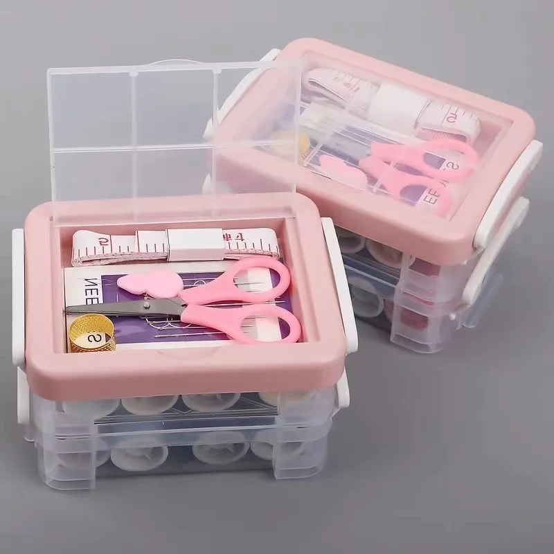 30Pcs/box Multifunction Box Sewing Kit Needle Tape Scissor Threads Sewing  Boxes Home & Travelling Supplies New Sewing Accessory