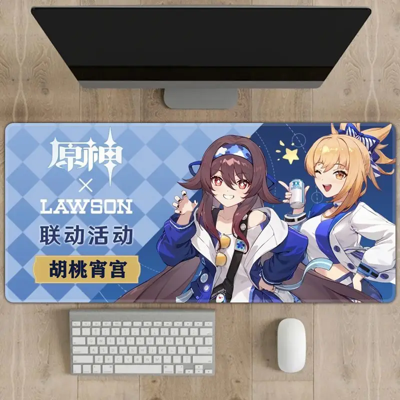 

LAWSON X GS Impact Merch Gaming Mouse Pad Custom Office Personal Use Mat Ergonomic Rubber Cosplay Prop Christmas Gift