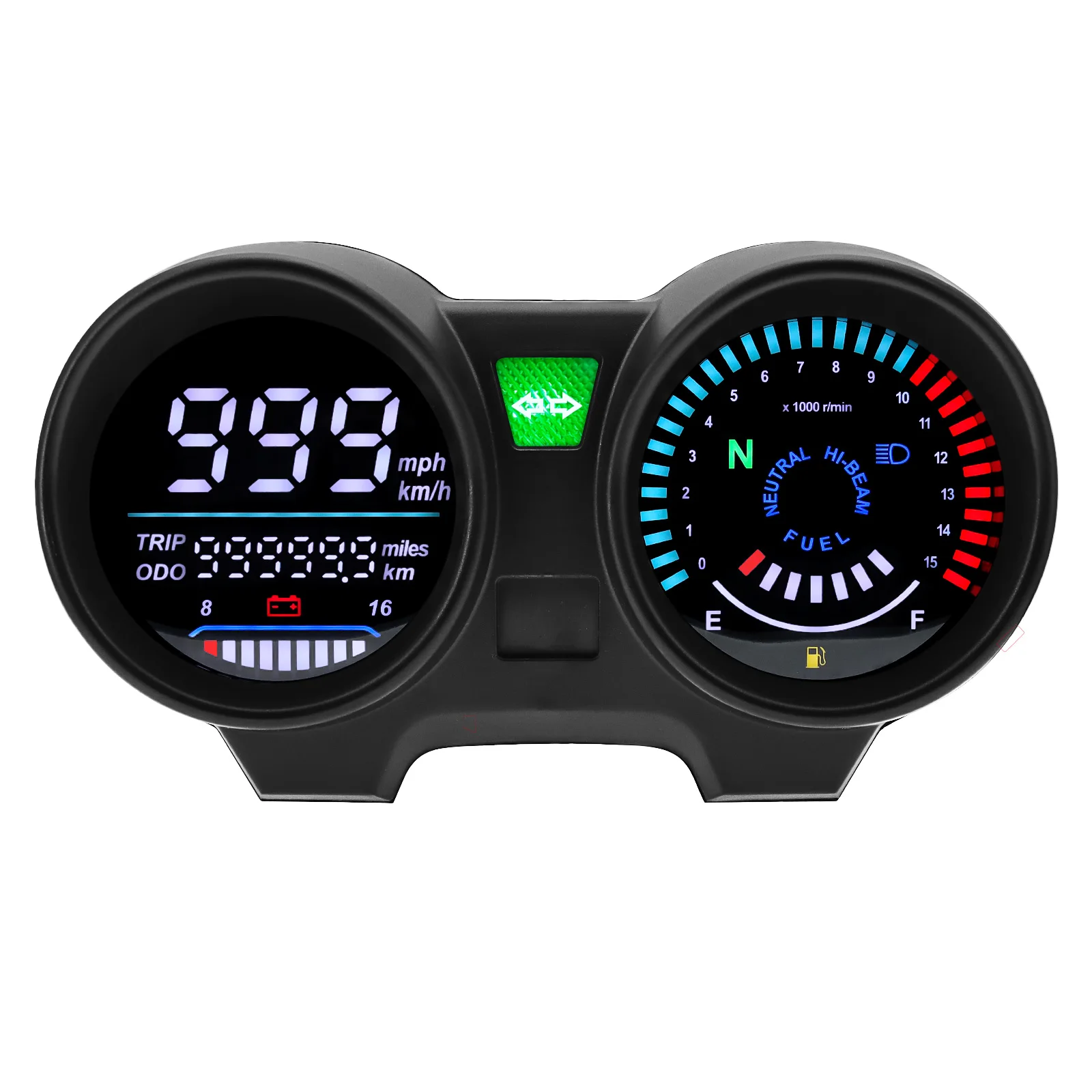 Motorcycle Speedometer LED Digital Dashboard Motorcycle Speedometer For CG125 RPM Meter Moto Dashboad Digital Panel for TITAN 150 Honda CG150 Fan150