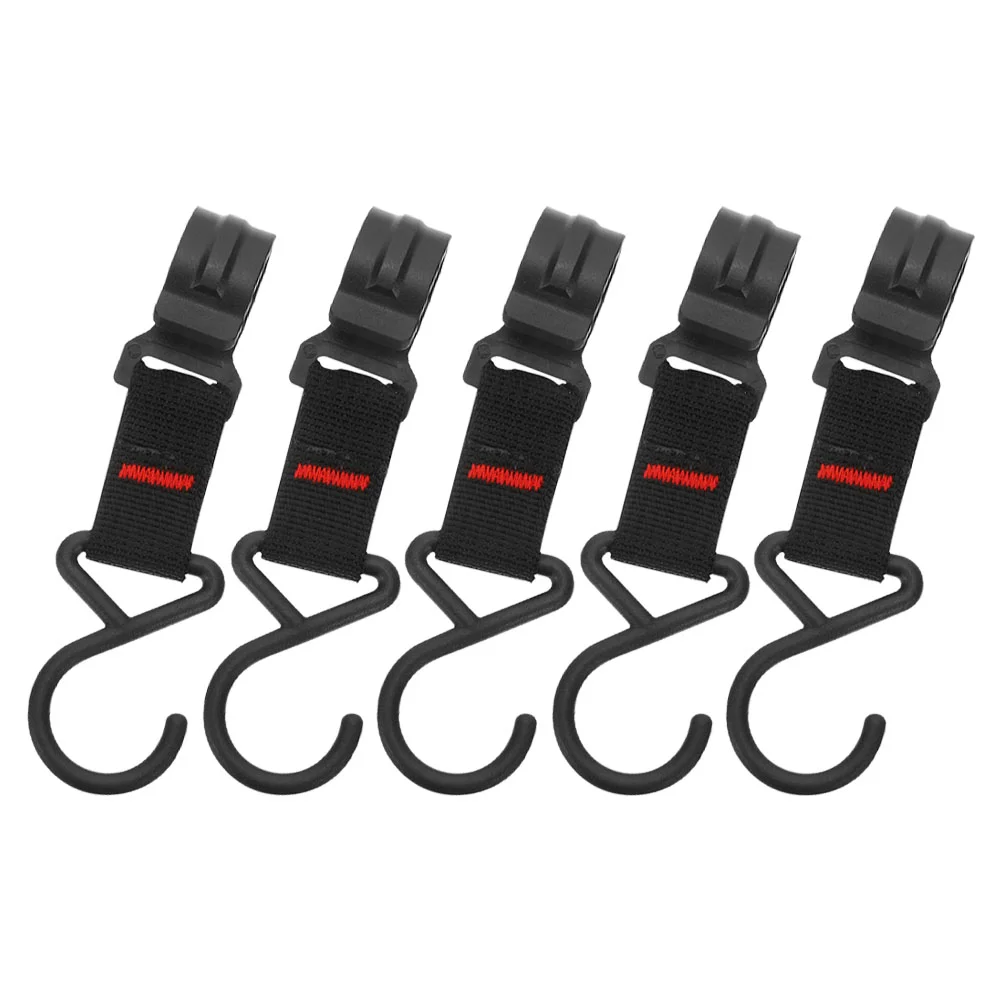 

5 Pcs Cooking Utensils Outdoor Camping Hook Clothes Hanger Braided Tape Home Hanging