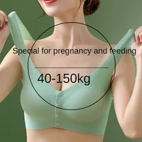 Nursing bra summer thin section without steel ring ice silk cool feeling comfortable maternity underwear bra 1