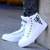 New Fashion High Top Sneakers Man White Sneaker Flat Comfortable Shoes Male Autumn Spring Popular Vulcanize Shoes Big Size 39-48 5