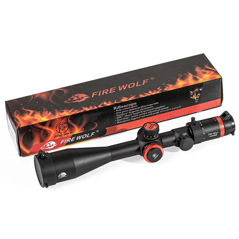 FIRE WOLF実銃用スコープ　1.5-4×30 レティクル赤青緑 ファイヤーウルフ-ハンティング用タクティカルオプティカルサイト