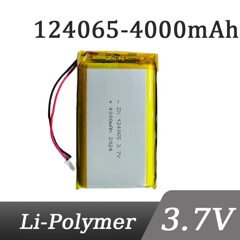 、 124065 3.7V 4000mAh Polymer Lithium Battery High Capacity
