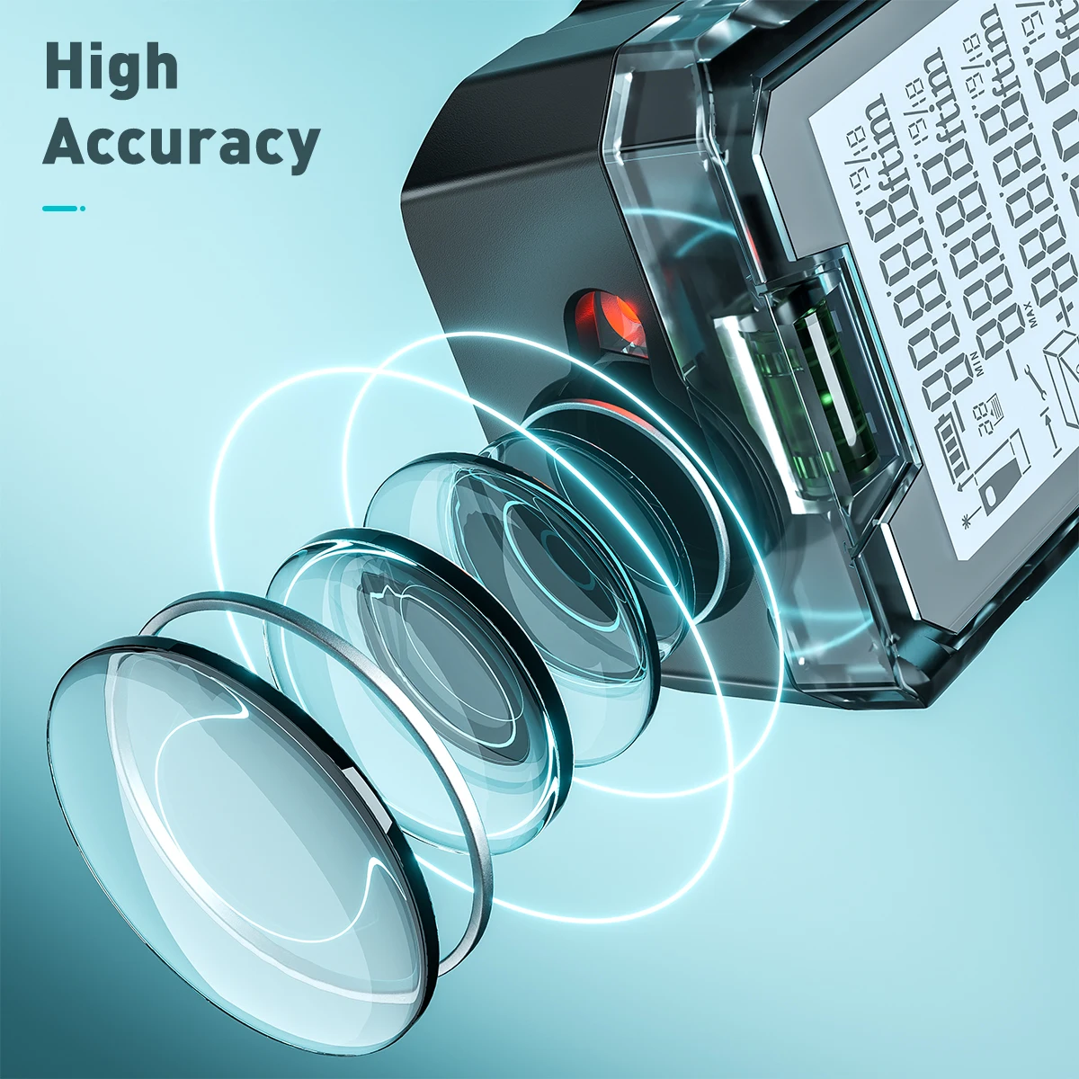 Laser Rangefinder 50M/100M/120M Laser Distance Digital Meter With LCD Screen M/i