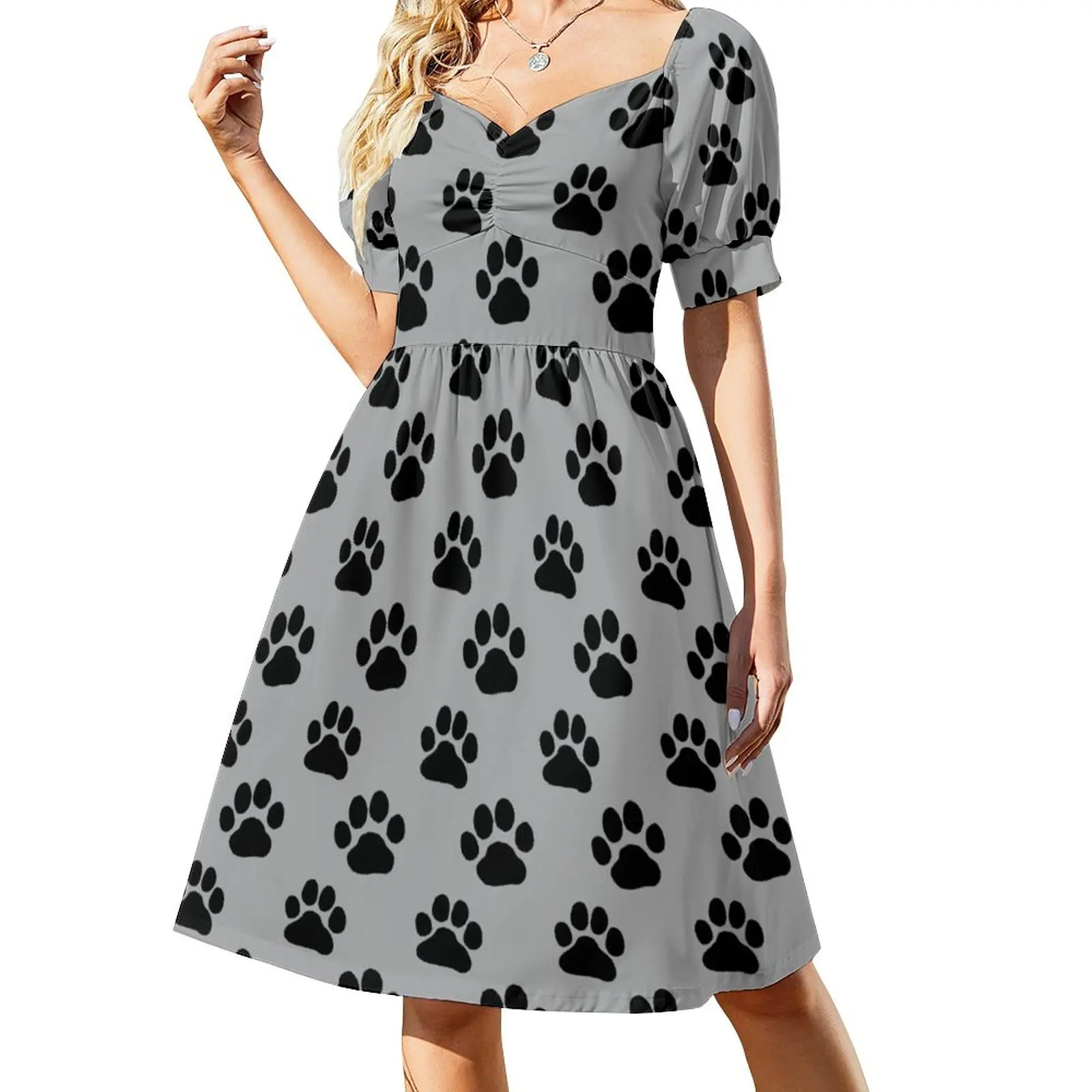 

Dog or Cat Paw Print(s) Sleeveless Dress women's evening dresses 2024 Summer dresses for women birthday dresses for women