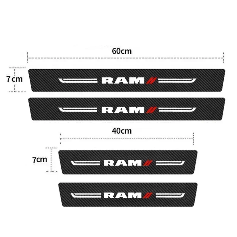 Real Carbon Fiber A-Pillar Cover Trim Decoration Strips For Dodge Ram 1500 2018+ – CheroCar