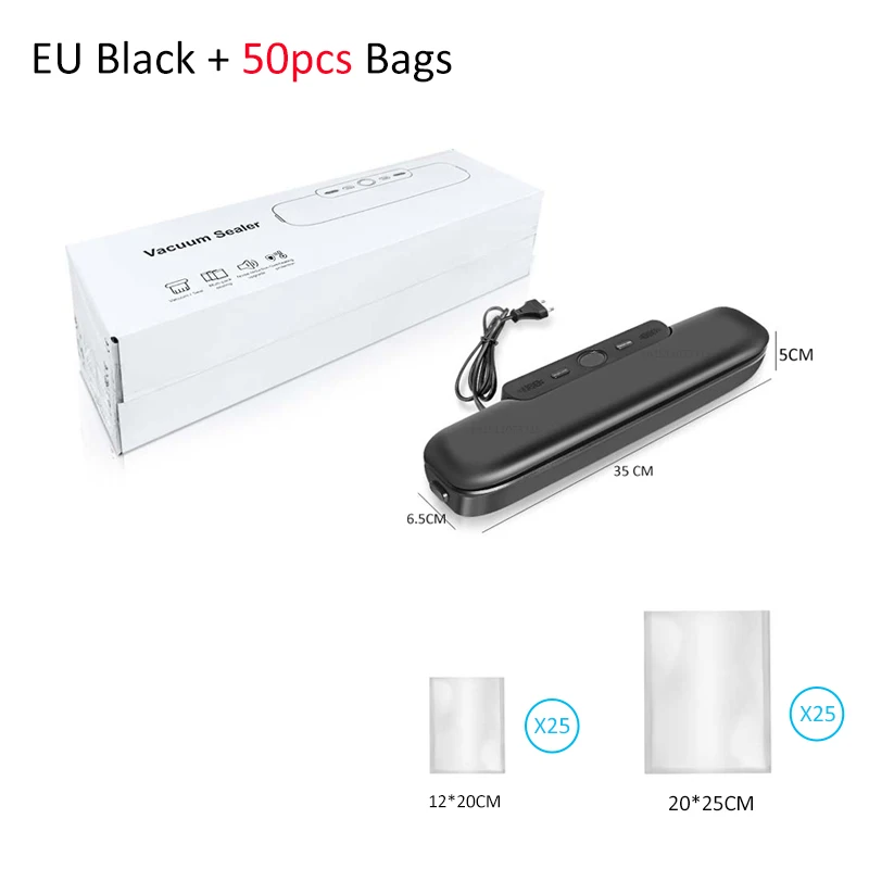 Black 50pcs Bags