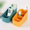 1 4-grid desktop storage device, small items, miscellaneous items, snacks, cosmetics storage basket, household toiletries, plast 1