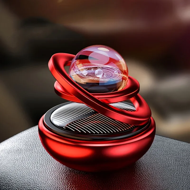 Personalized Solar-Powered Car Air Freshener & Interior Decor Accessory