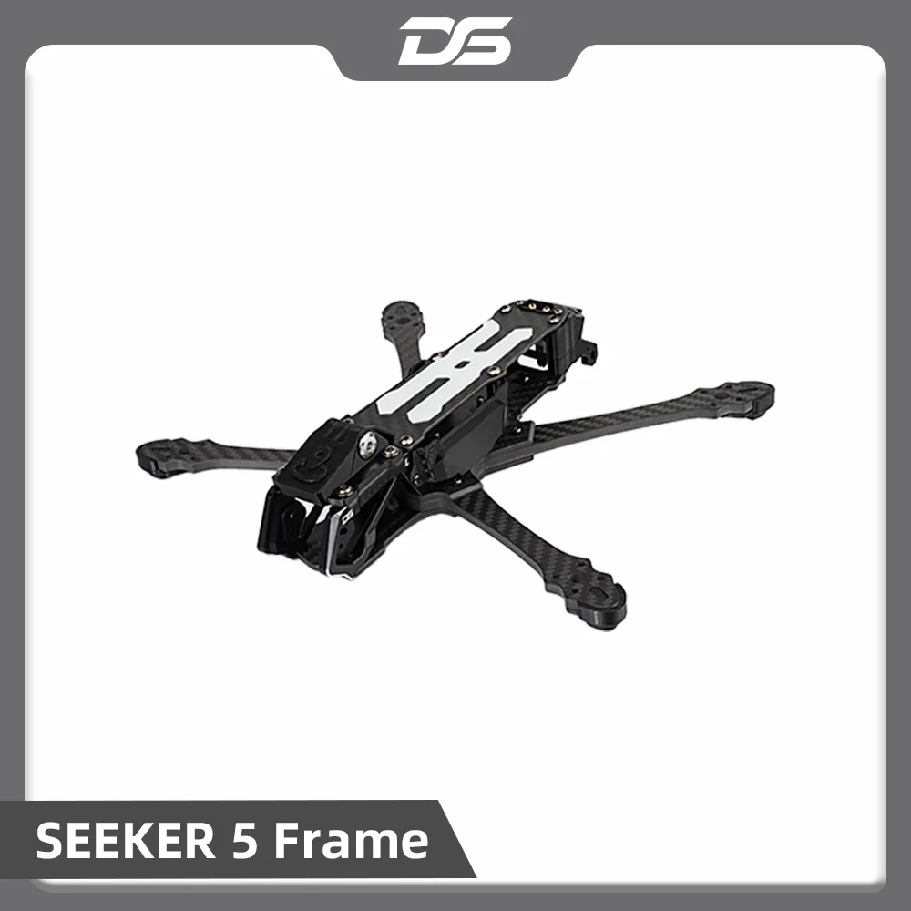 Drone Spare Parts DeepSpace SEEKER5 5inch DC/XL FPV Carbon Fiber Frame Kit O3/O4 Version Freestyle Long Range Frame for RC Quadcopter racing drone