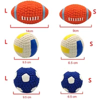 Pet Interactive Dog Toys for Small Medium Large Dogs Cat Teeth Cleaning Improve IQ Squeak Ball Toys Chihuahua Bulldog Supplies 2