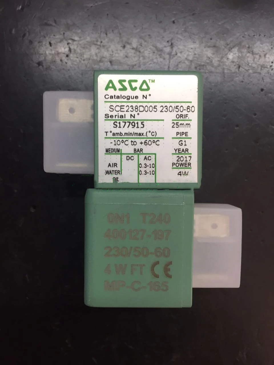 asco valvula solenoide sce238d005 220vac 400127 197 mp c 165 01