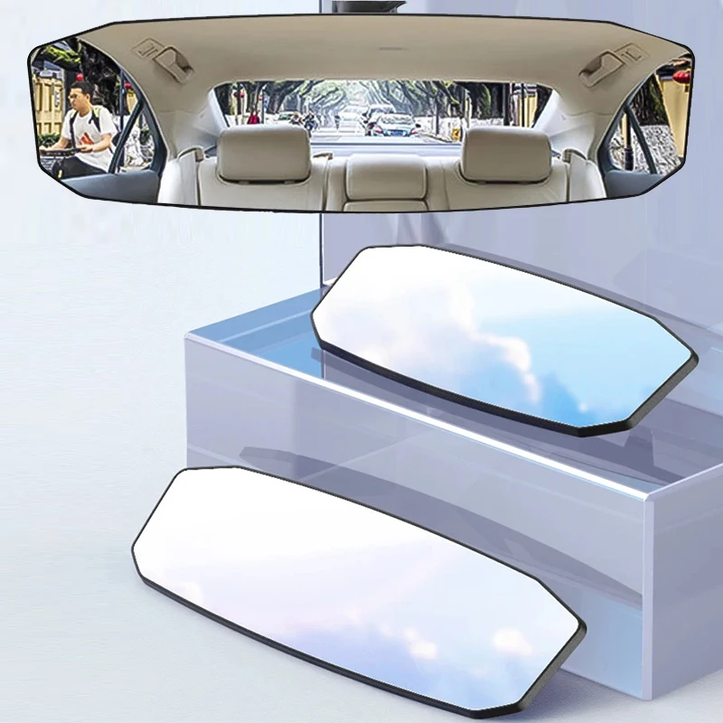 

Car Baby Mirrors Anti Glare Rear View Convex Mirror Interior Mirror Wide Angle Panoramic Reverse Parking Auxiliary