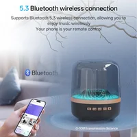 Portable Wireless Soundbar Bluetooth 5.3 Home Theater Speaker Subwoofer Hi-Fi Acoustic Breathing Lamp for Android IOS 5