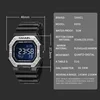 SMAEL 8059 Digital  Brand LED Clock Waterproof Auto Date Military Army Green Square Wristwatches Men Watch Digital Sport Watches 5