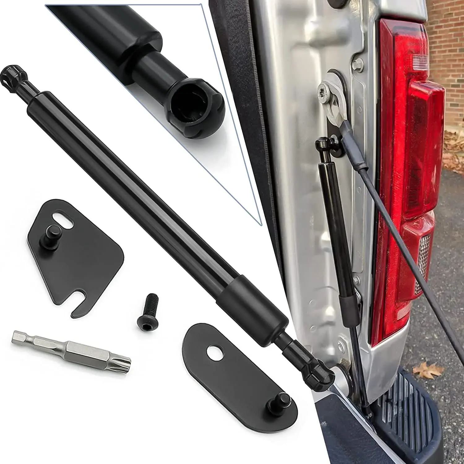 LeftSideTailgateAssistShockStrutsBarLiftSupportAssemblyFor