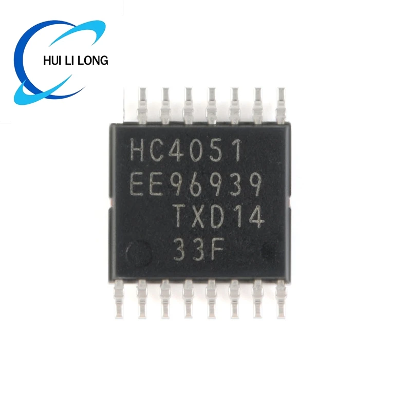 8-Channel Analog Multiplexer/Demultiplexer Chip - TSSOP-16 (Pack of 5 or 10)