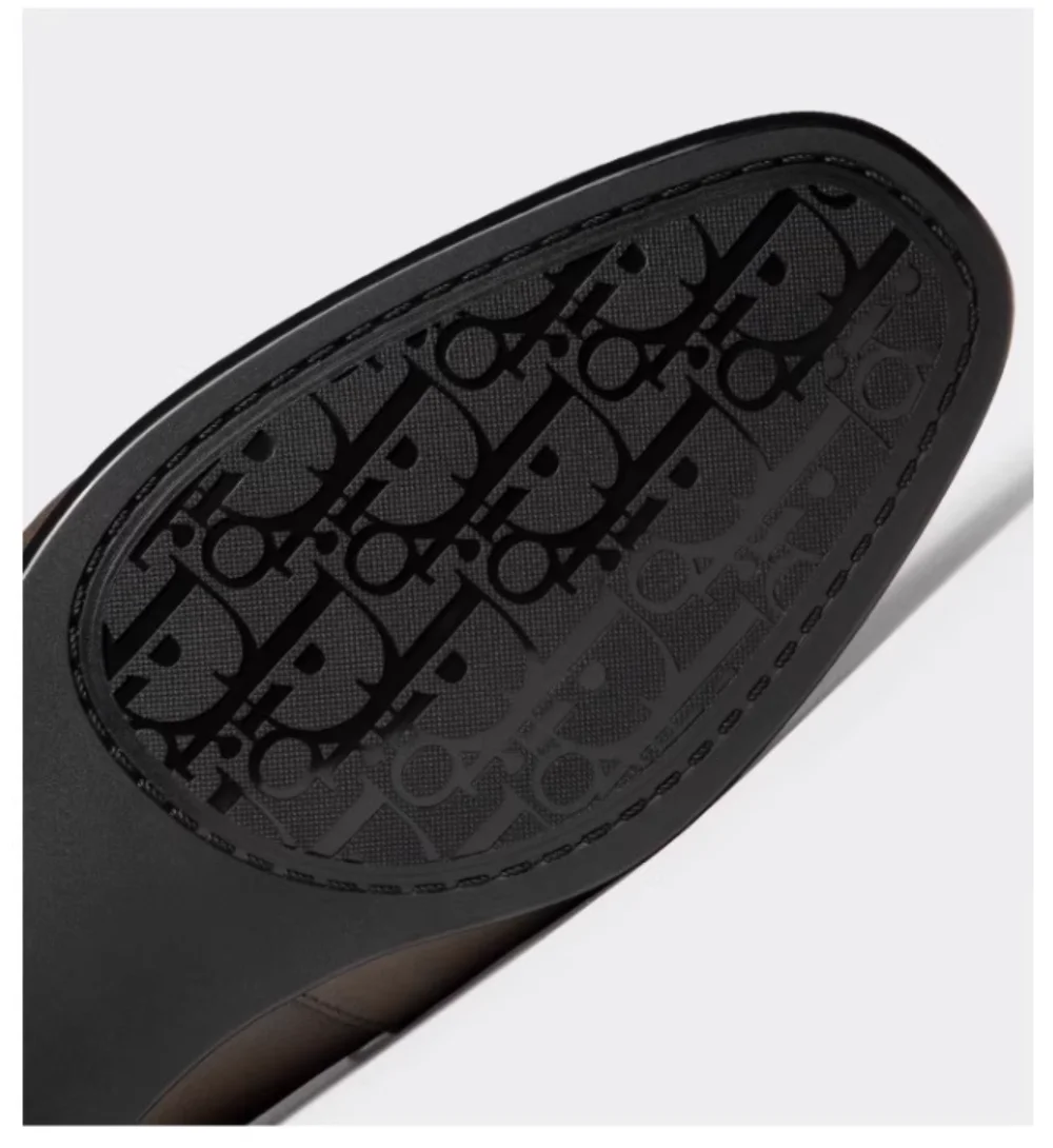 Lässige Sommerschuhe aus Leder 2024, Herren-Slipper aus echtem Leder mit einem Fuß, atmungsaktiv und modischem Business-Stil – Detail 6