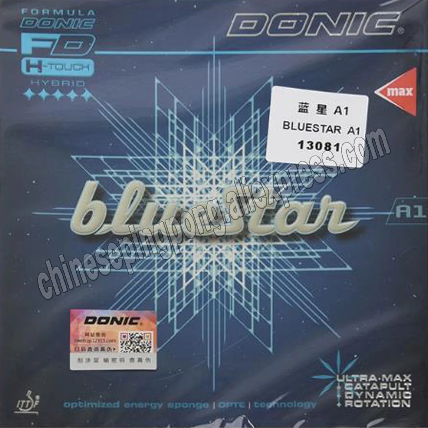 

Ракетка DONIC BLUESTAR A1 Резиновая для настольного тенниса, ракетка для пинг-понга, 13081