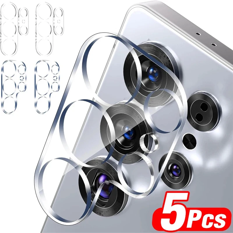 Premium Camera Lens Protector - Tempered Glass Back Lens Cover (1-5 Pack)
