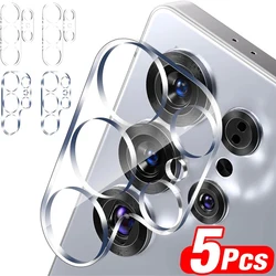 Premium Camera Lens Protector - Tempered Glass Back Lens Cover (1 - 5 Pack) - 5Pcs (For S25 Plus)