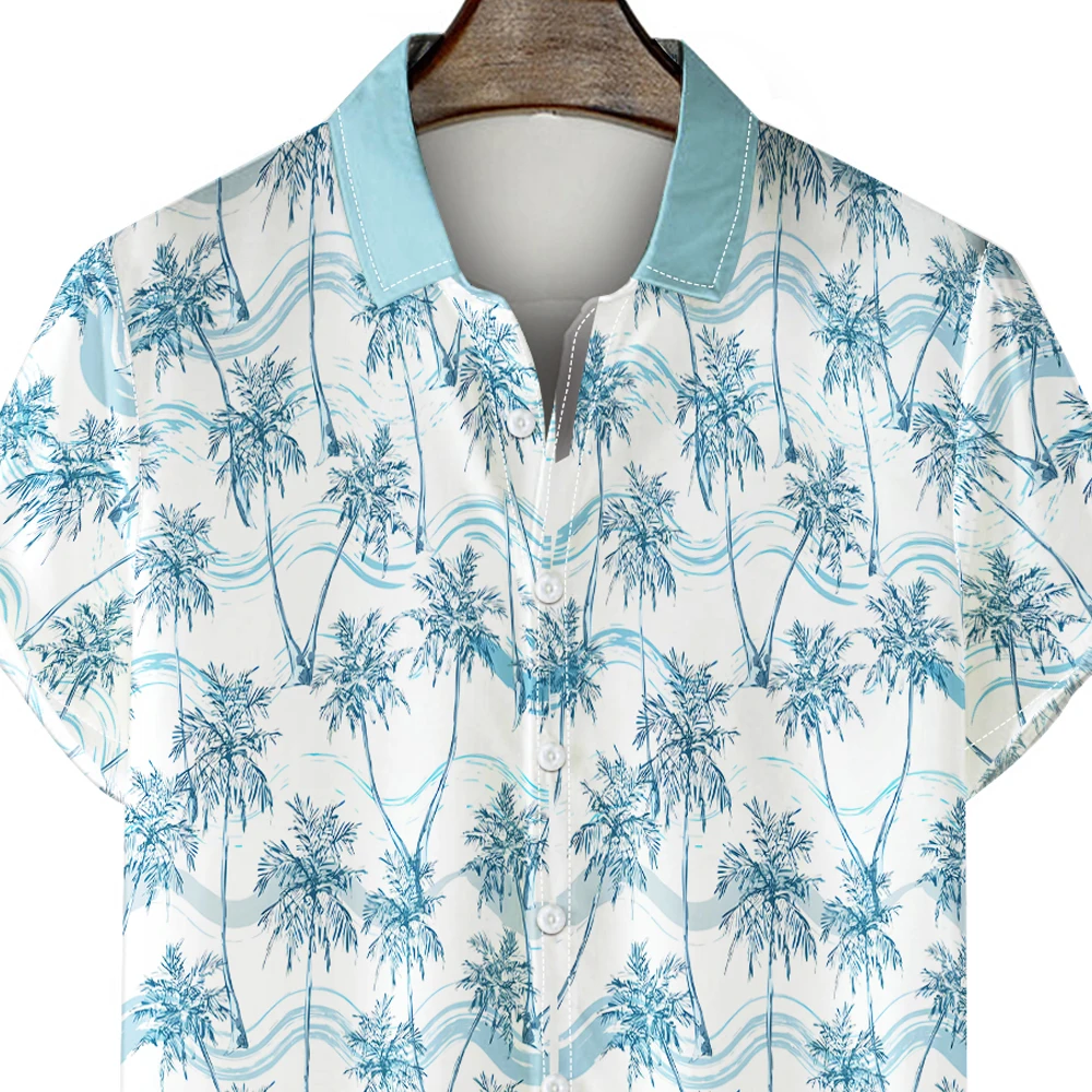 Рисунок 5 - Мужская рубашка с цифровым принтом кокосового дерева