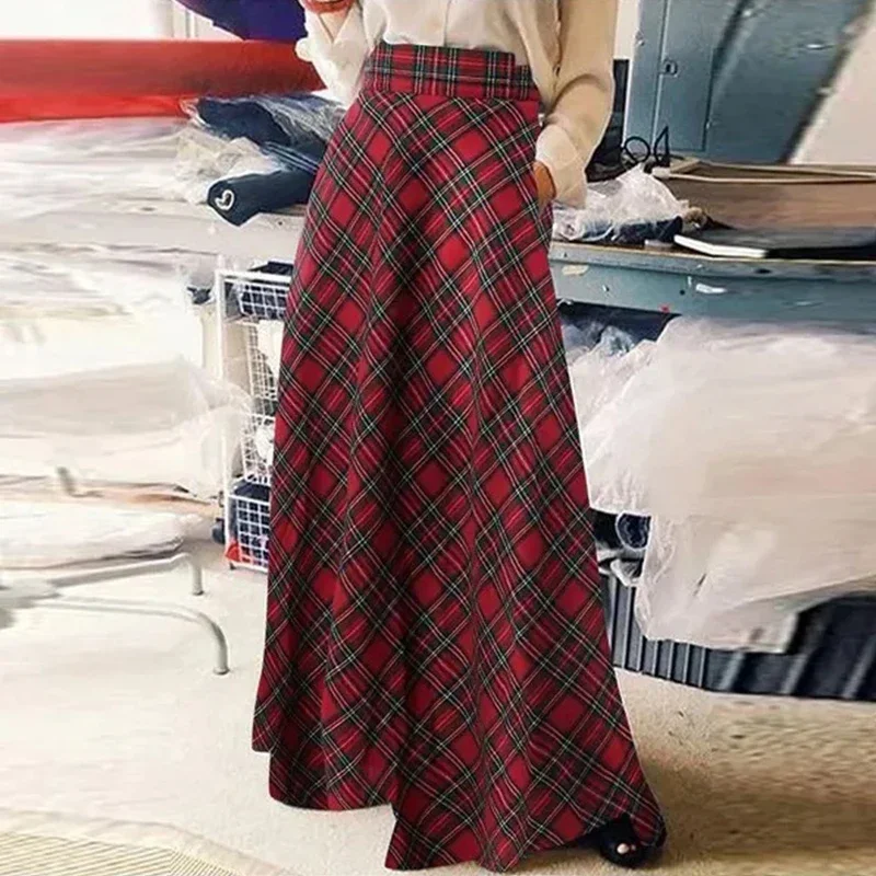 Mcaishen Falda De Las Mujeres Sirena Cintura Alta Lentejuelas Gran Swing Vestido Fiesta De