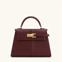 JW PEI Women's Handbag Elise Designer Fashion 2025 New Burgundy Handbag Large Square Crossbody Bag High-end Women's Bag 2