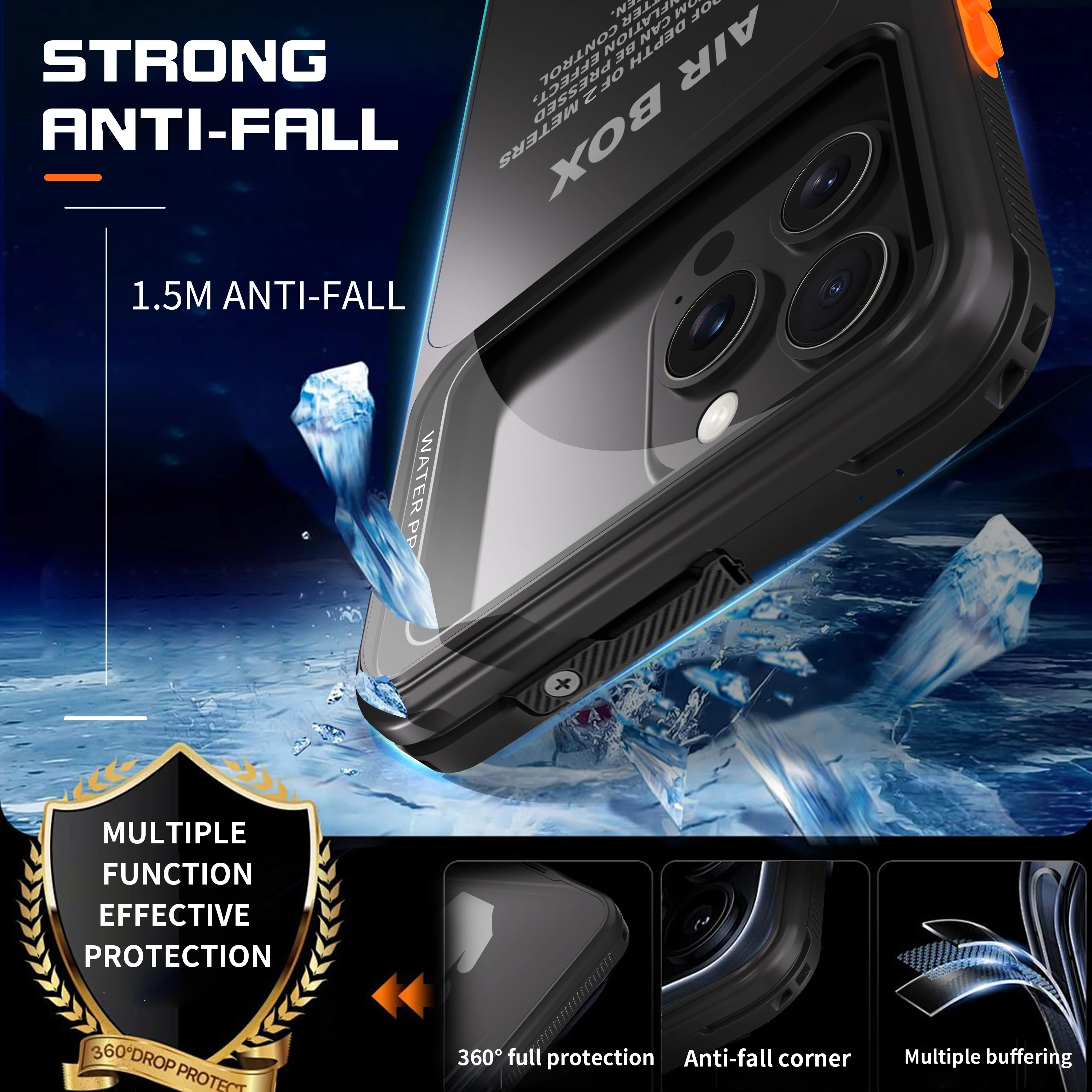 Shellbox - Outdoor Waterproof Phone Case for Underwater Photography