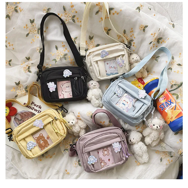 Crossbody Bag 2023 New Cute Girl Small Square Bag Multifunctional