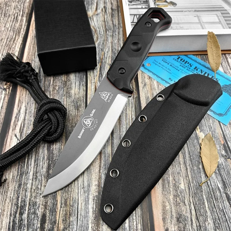Troisième couteau de poche Higonokami N17-12, acier Damas (16,5 cm