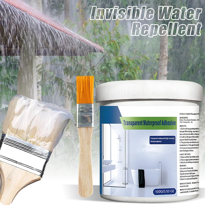 Transparent Waterproof Glue Agent Insulating Adhesive Sealant Invisible Leak Proof Paint Strong Bonding Coating Home Repair waterproof sealant