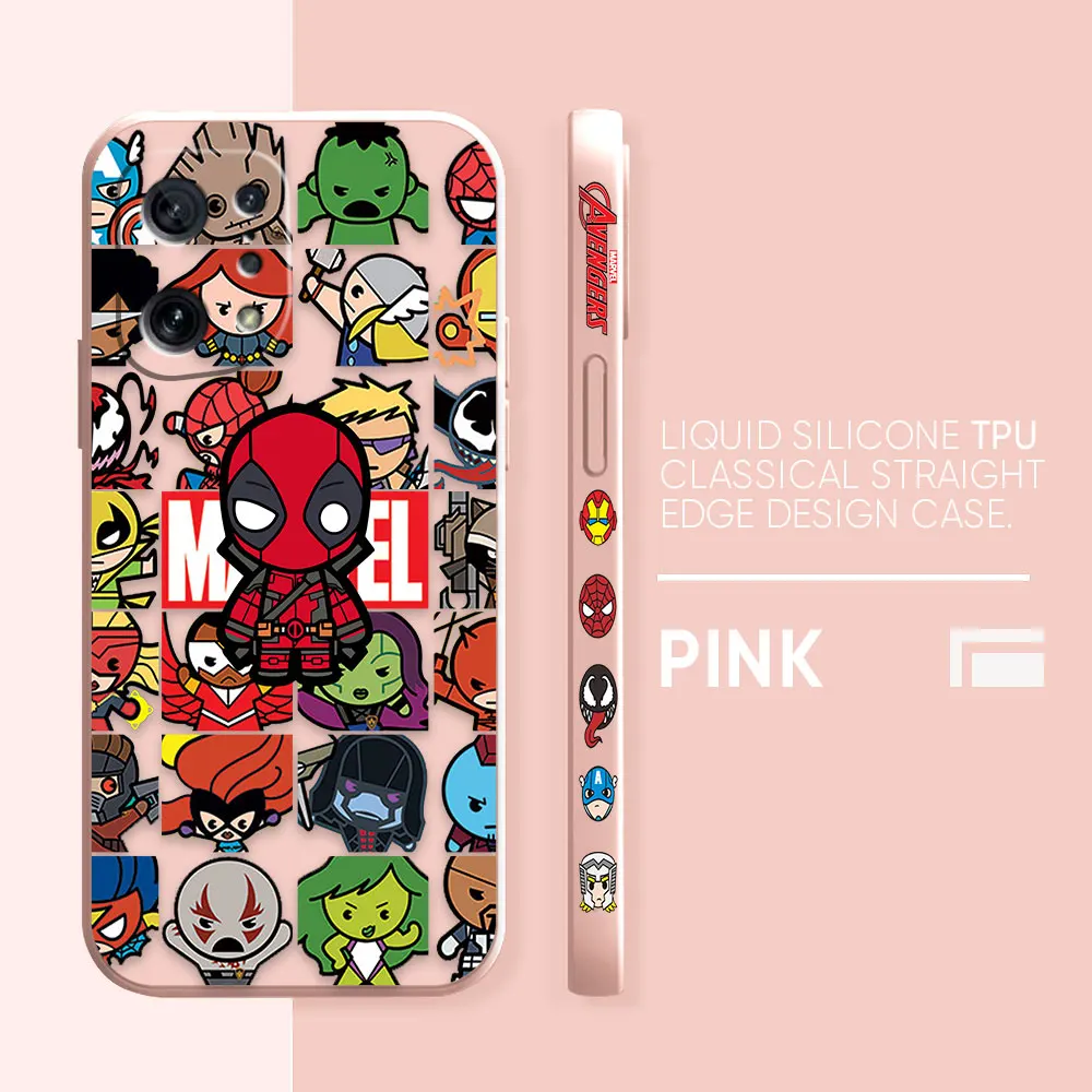 thumbnail image 1 of Case For OPPO FIND X6 X3 REALME X7 X50 RENO 2 4Z 4 6 Lite 5Z 5F 4G 5G PRO Liquid Silicone Case Marvel Cartoon Venom Deadpool, 1 of 5