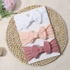 3Pcs/Set Cute Bowknot Baby Headband Turban Soft Elastic Baby Girls Hairband Newborn Hair Band Headwear Baby Hair Accessories 5