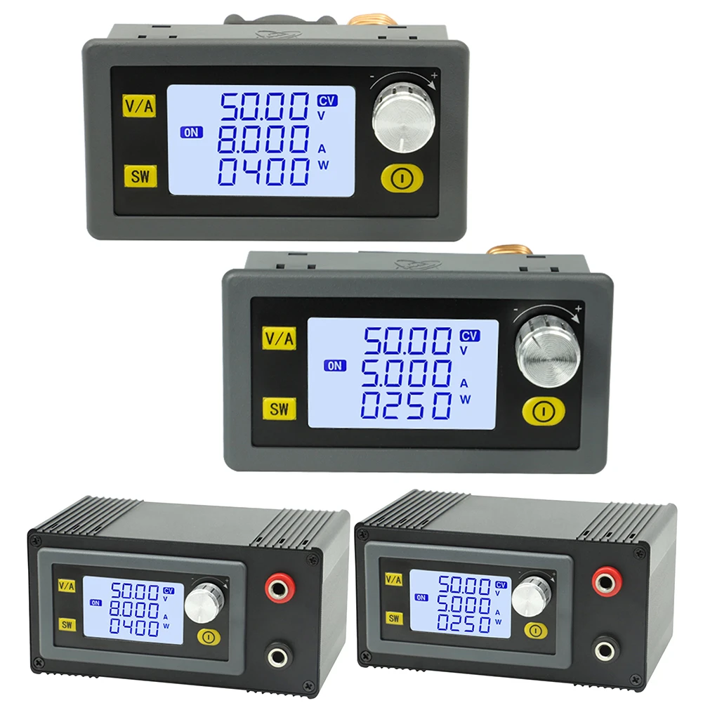CNC 가변 DC 전압 조정기, 정전압 전류 스텝 다운 모듈, DC 6V-55V-0-50V 5A 8A 250W 400W