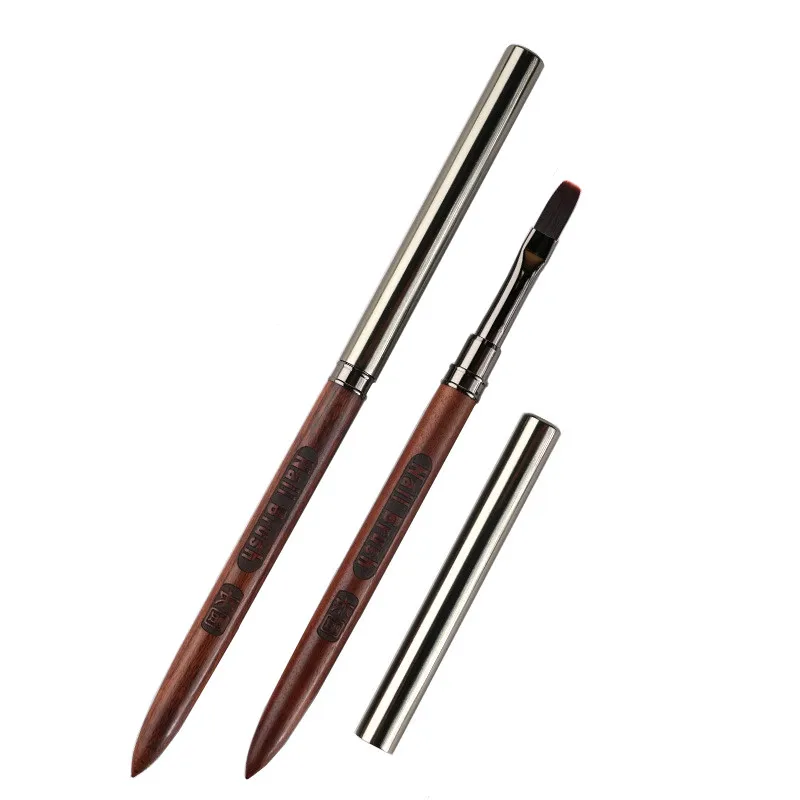 1PCS Gel Painting Brush Nail Art For Gel Tip Extension Acrylic Builder Accessory Nail Art Brushes Gel Nail Brush 2