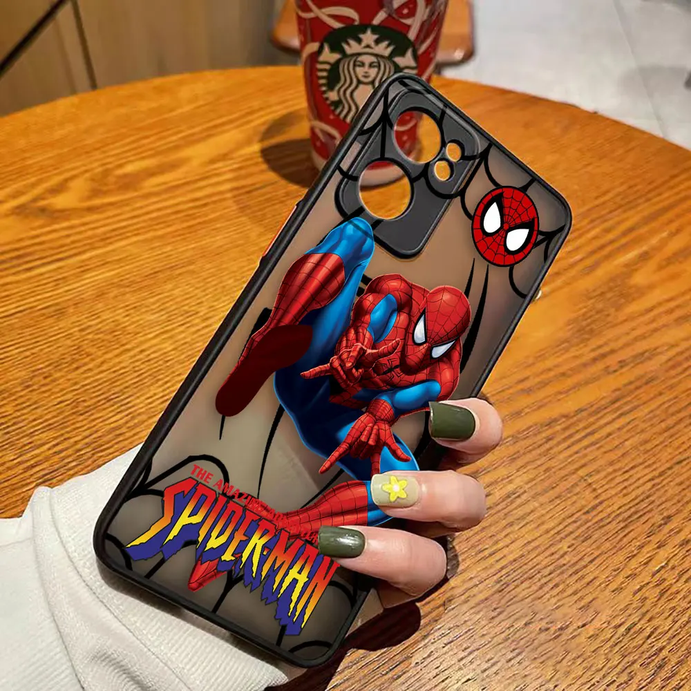 thumbnail image 1 of Funda de teléfono mate para OPPO RENO 8 8T 7Z 7 6Z 6 5 4 PRO PLUS 4G 5G Funda rígida Funda Coque Capa Funda Marvel Spider-Man Combo, 1 of 5