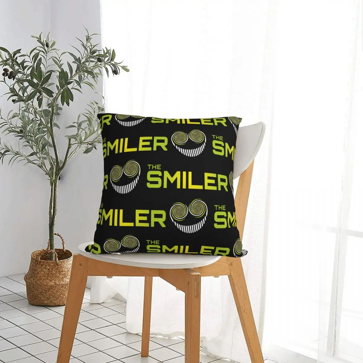 The Smiler Alton Towers 리조트 파크 스퀘어 베개 커버 폴리에스테르 침대 자동차 쿠션 커버 쿨 스로우 베개 케이스 40*40