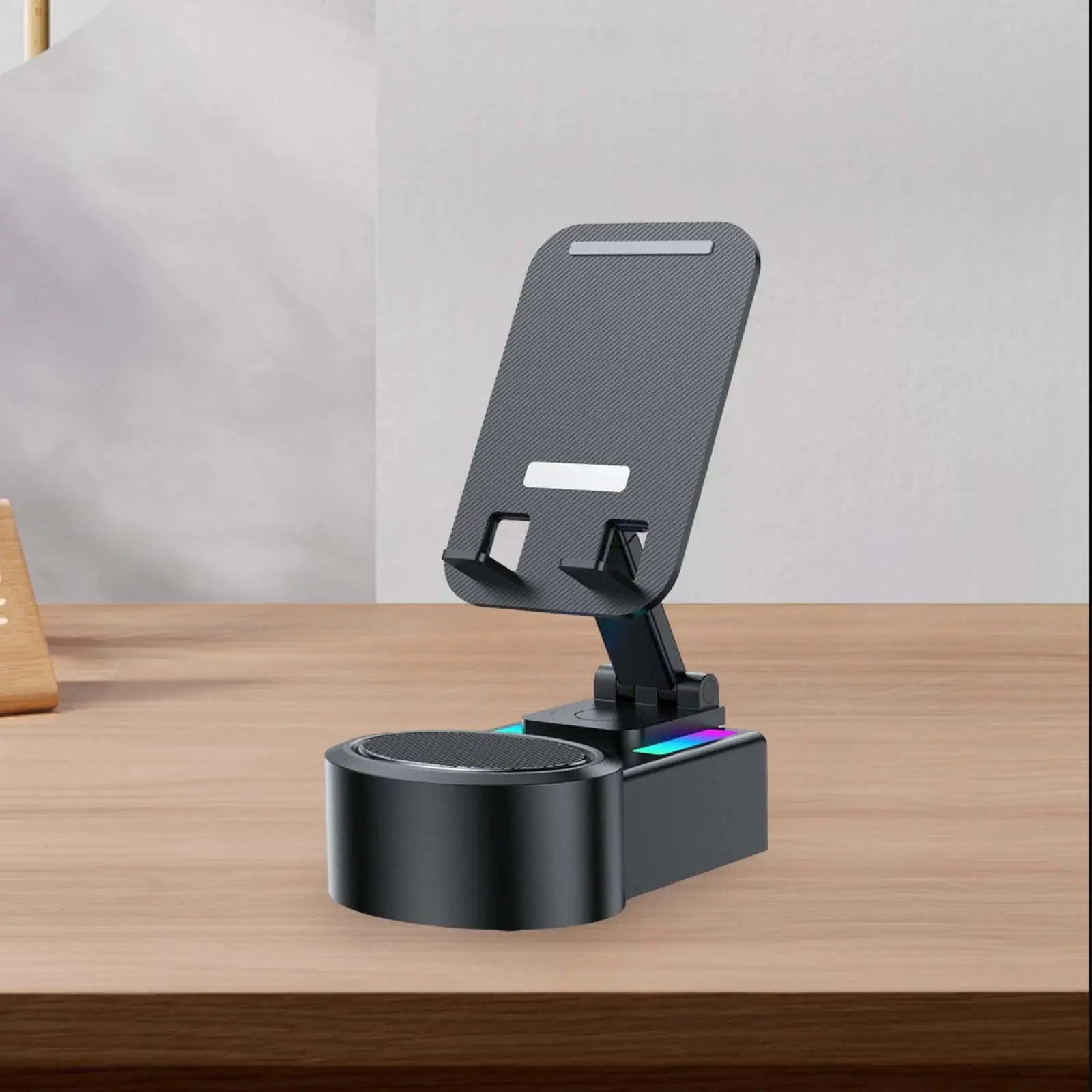 Supporto Da Tavolo Pieghevole Per Telefono Cellulare Altoparlante Audio Stereo Supporto Da Scrivania Per Telefono Per Ufficio A Casa Scrivania All'Ape