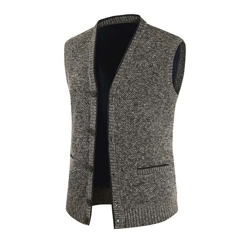 Vest for Mens Jacket Clothing Sweaters Knitted Sweaters Coats Ropa De Invierno Autumn and Winter Korean Version Keep Warm