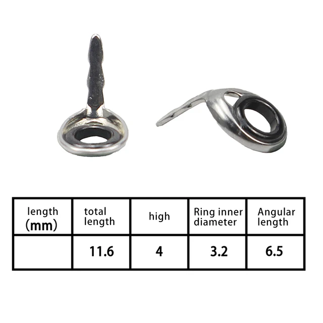 Fishing Rod Top Ring Tip Eye Guide Repair Kit Guide Ring Over