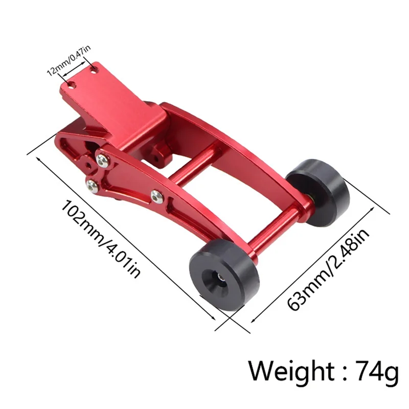 1/14 MJX 14210 14209 RC 자동차 업그레이드 부품 액세서리-N34R 용 헤드 업 Wheelie Bar 조절 가능