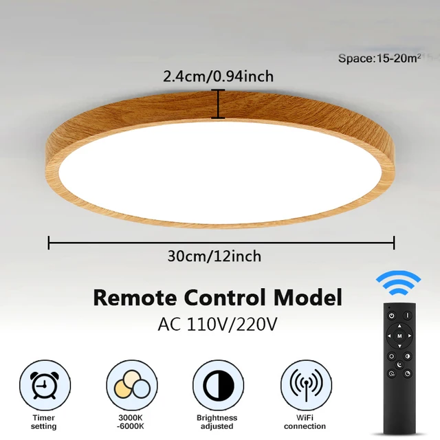 28W Wood Remote