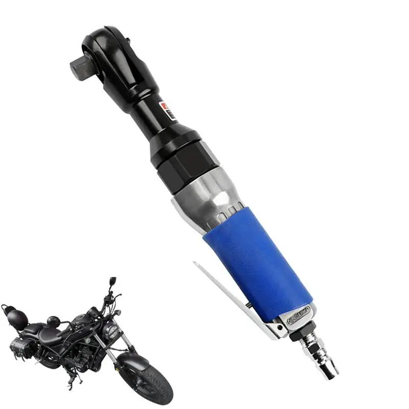 

Pneumatic Ratchet Wrench Right Angle Air Impact Tool Lightweight 90 Degree Adjustable Comfort Grip For Outdoor Work Home