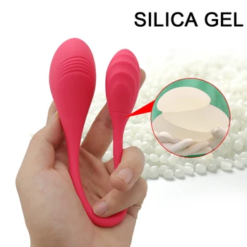 Dual Motor Double Head Jump Egg Dildo Vibrators Clit Vagina Massage Anal Butt Plug Adult Erotic Sex Toy For Women Masturbator 4